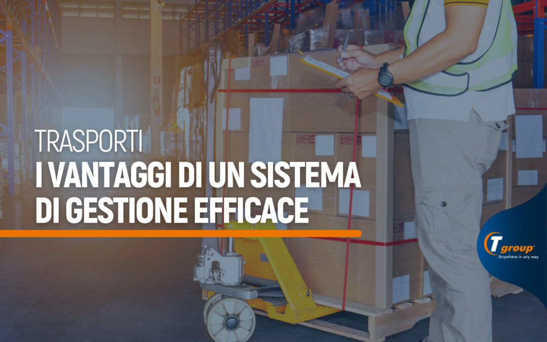 Trasporti, i vantaggi di un sistema di gestione efficace