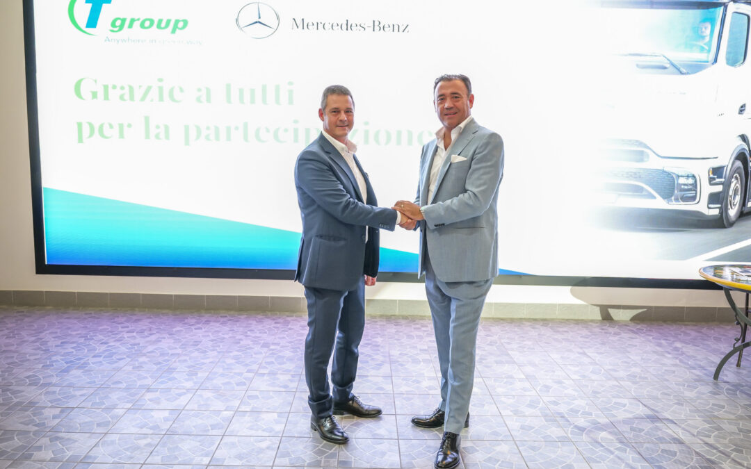 Tgroup sceglie Mercedes! Giuseppe Terracciano: “Siamo i primi in Italia ad aver acquisito gli eActross 600”